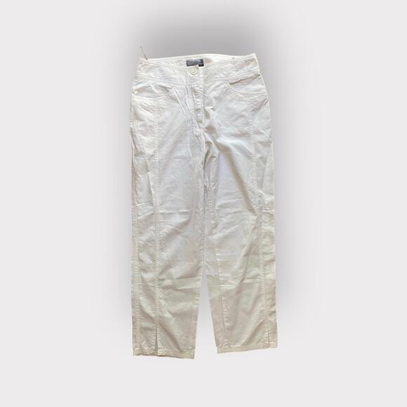 La Strada Summer Pants White Size 8 - Picture 1 of 10